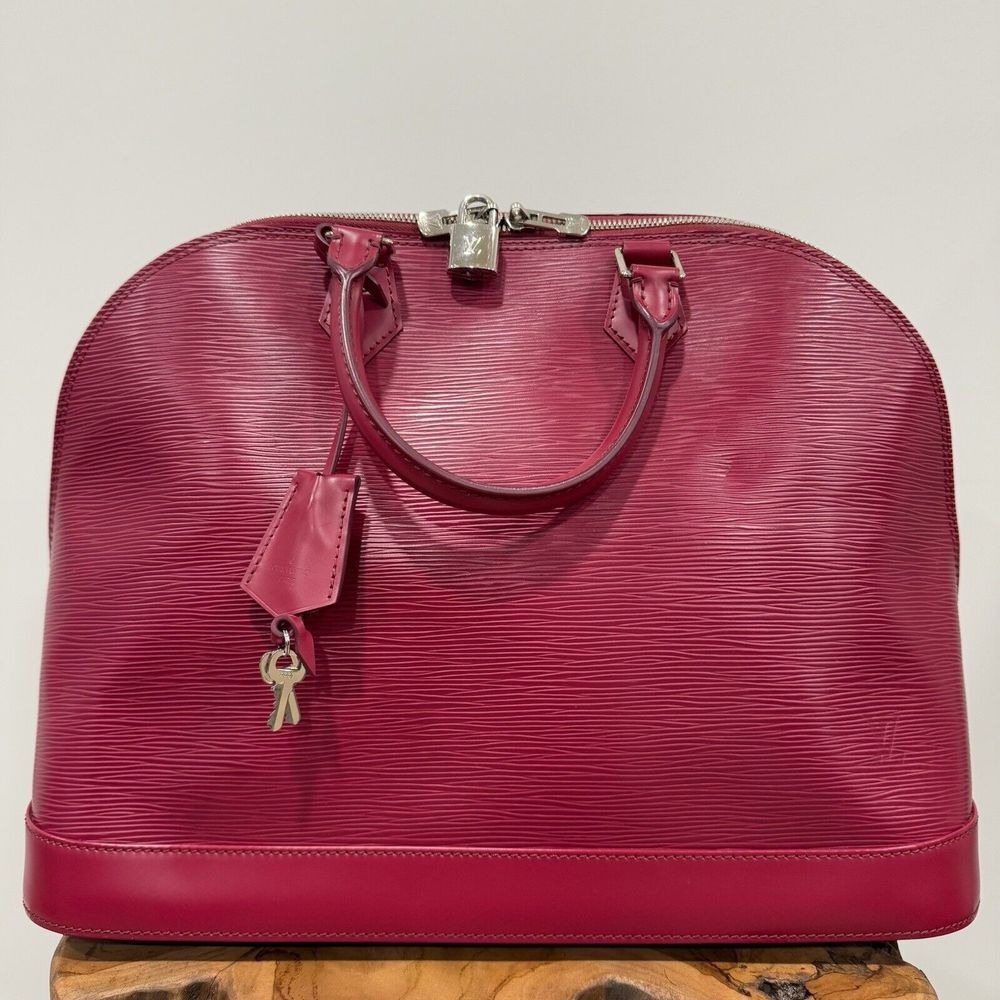 Louis Vuitton Alma PM Epi Leather Handbag